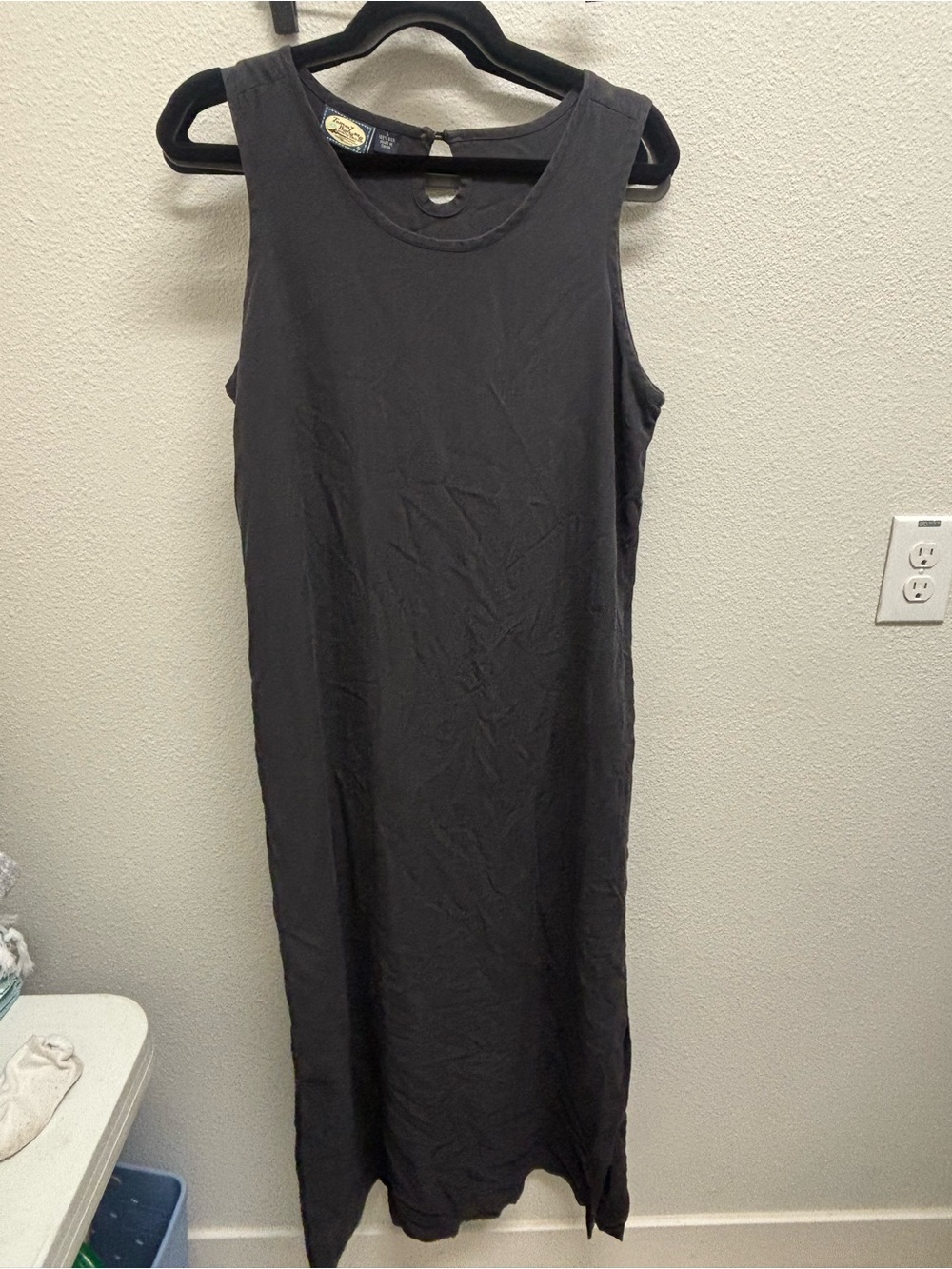 Tommy Bahama Black Sleeveless Maxi Dress